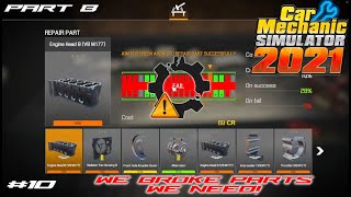 PROJECT cars | BREAKING parts | Part 8 | Car Mechanic Simulator 2021 | #gaming #car #cms2021