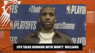 Chris Paul: 'It's emotional' winning with Monty