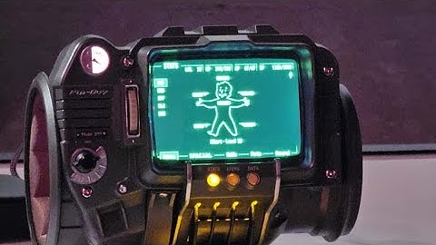 First Look At The Fallout 3 Pipboy 3000 #fallout