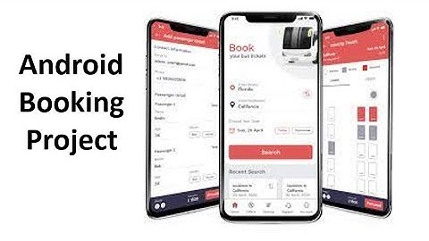 Android Bus Ticket Mobile App Project | Xamarin.forms Project