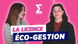 La licence Economie Gestion - Thotis