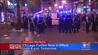 The Scene On State Street After A Curfew Was Announced