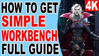 How to Get Simple Workbench and Increase your gear level by crafting stronger equipment - V Rising
