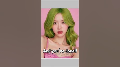 Tutorial on how to colour hair in Ibis Paint X #ibispaintx #editing #kpop #kpopedit #shorts