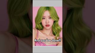 Tutorial on how to colour hair in Ibis Paint X #ibispaintx #editing #kpop #kpopedit #shorts