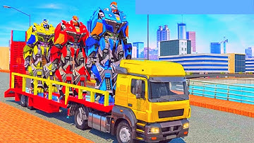 Construction Robot Transforme Futuristic Wars Android Gameplay