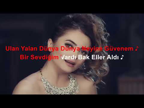 SONGÜL GÜNER YALAN DÜNYA ORJİNALDEN KARAOKE VE SÖZLERİ