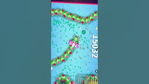 Epic snake.io game 🤯 DCGamer is hacker 🐍 #shorts #snakeio