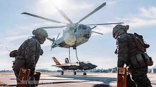 Here’s How the U.S. Marines&#39; New Helicopter Easily Lifts the F-35 Fighter Jet
