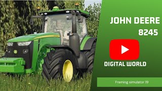 #johndeere #fs19 #framingsimulator19 framing simulator 19 new tractordata john deere 8245r