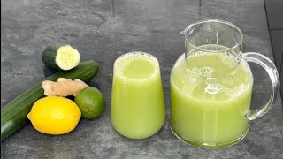 How to Make Cucumber Lime & Lemon Juice | Electrolyte Drink for Hydration !