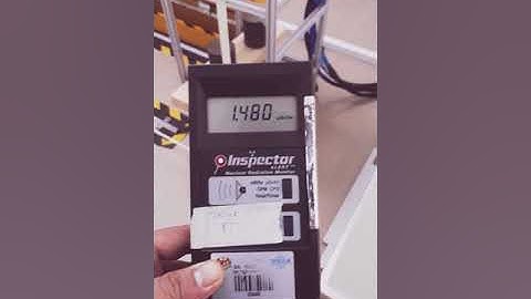 1 metre and on surface reading Sentinel Calibrator Cs-137