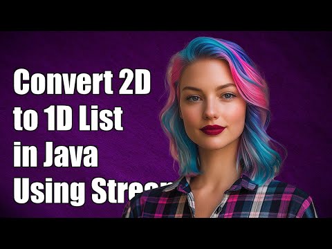 How to Convert a 2D List to a 1D List in Java Using Streams