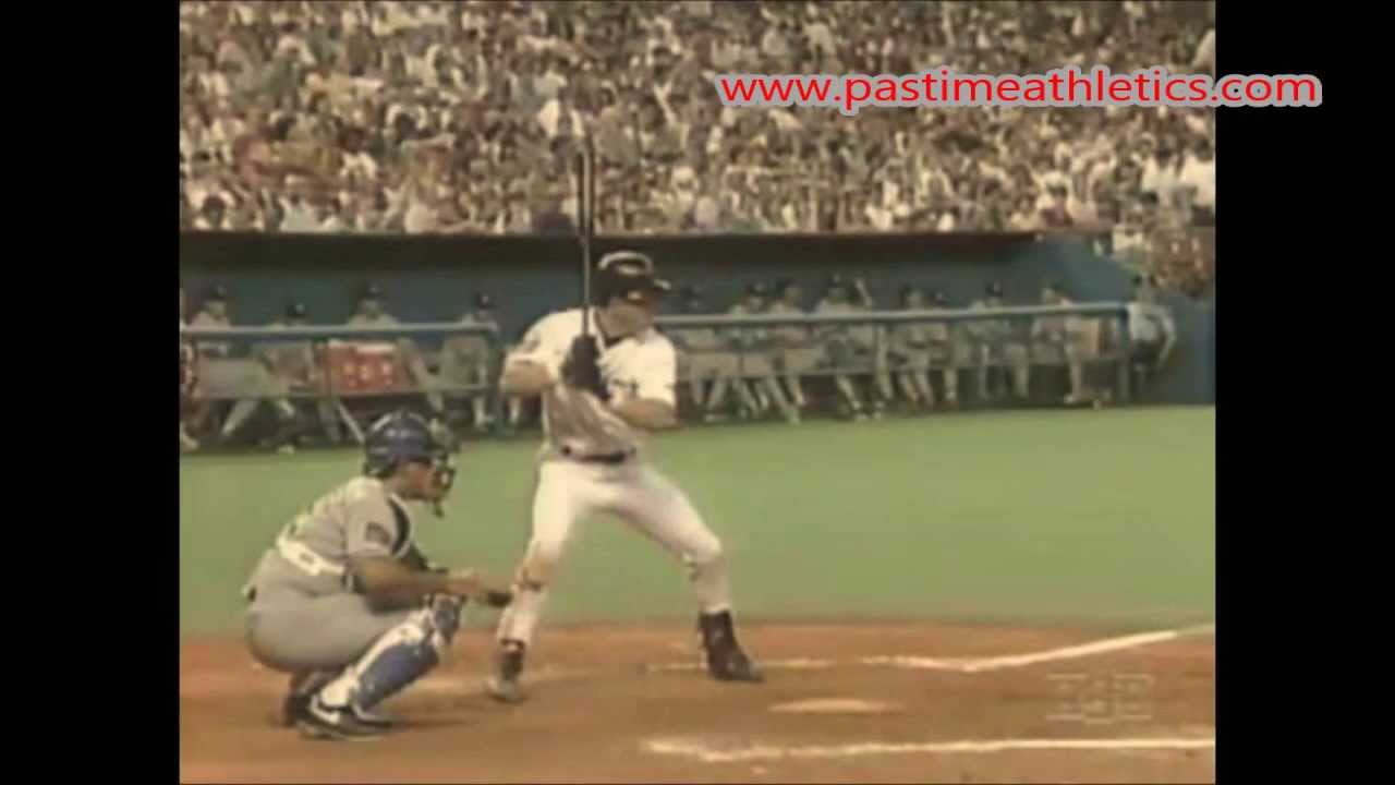 Jeff Bagwell Slow Motion Home Run Baseball Swing - Hitting Mechanics  Houston Astros MLB 