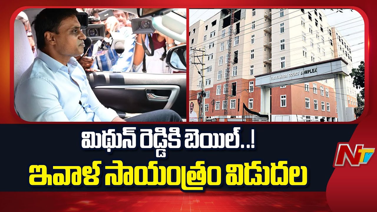 MP Mithun Reddy Granted Interim Bail | AP Liquor Scam | NTV Telugu