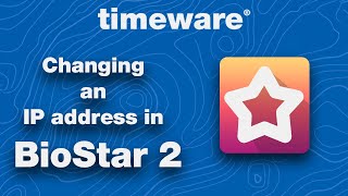 Setting the IP address on a Suprema BioStar 2