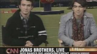 CNN Interviews Jonas Brothers About Dallas Cowboys Charity Game for Salvation Army