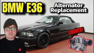 Bmw E36 Alternator Replacement... Did Not Go To Plan! #subscribe