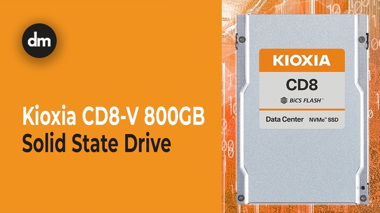 PCIe NVMe KCD8XVUG800G | 800GB Kioxia SSD 💨💾