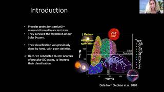 Assessing the classification of presolar SiC grains w/ cluster analysis - Boujibar, Goldschmidt 2020