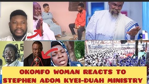 Komfo woman reacts to Stephen Adom Kyei-Duah’s Ministries - Gye Nyame fm i crap for you.