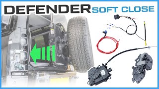 DIY Soft Close Rear Door Tailgate Retrofit Upgrade For Land Rover Defender L663