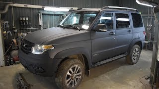 видео: Покраска Раптором обновленного УАЗ Патриот (Средне-крупная текстура U-Pol Raptor) картинка: Покраска Раптором обновленного УАЗ Патриот (Средне-крупная текстура U-Pol Raptor)