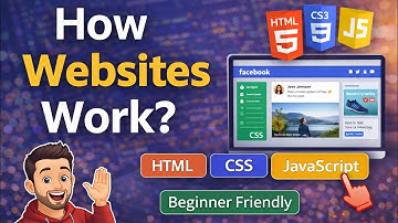 How Websites Work | HTML CSS JavaScript Explained for Beginners