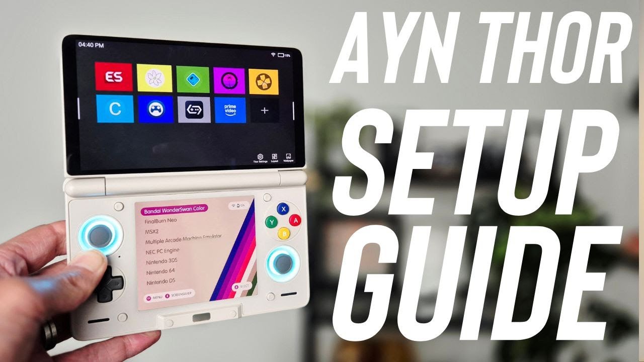 ayn☀️ AYN Thor Simple Setup Guide - Adin Walls