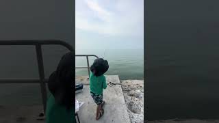 This was the best fishing spot in The Keys! #Fishing #ThingsToDoInFlorida #SevenMileBridge #Travel