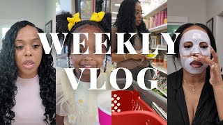 A Week in My Life | Salon Owner, Basketball Mom, New Curly Hair Install & Nighttime Skincare