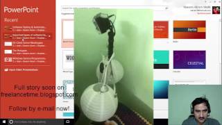 Testing Logitech C920 webcam with custom lighting setup