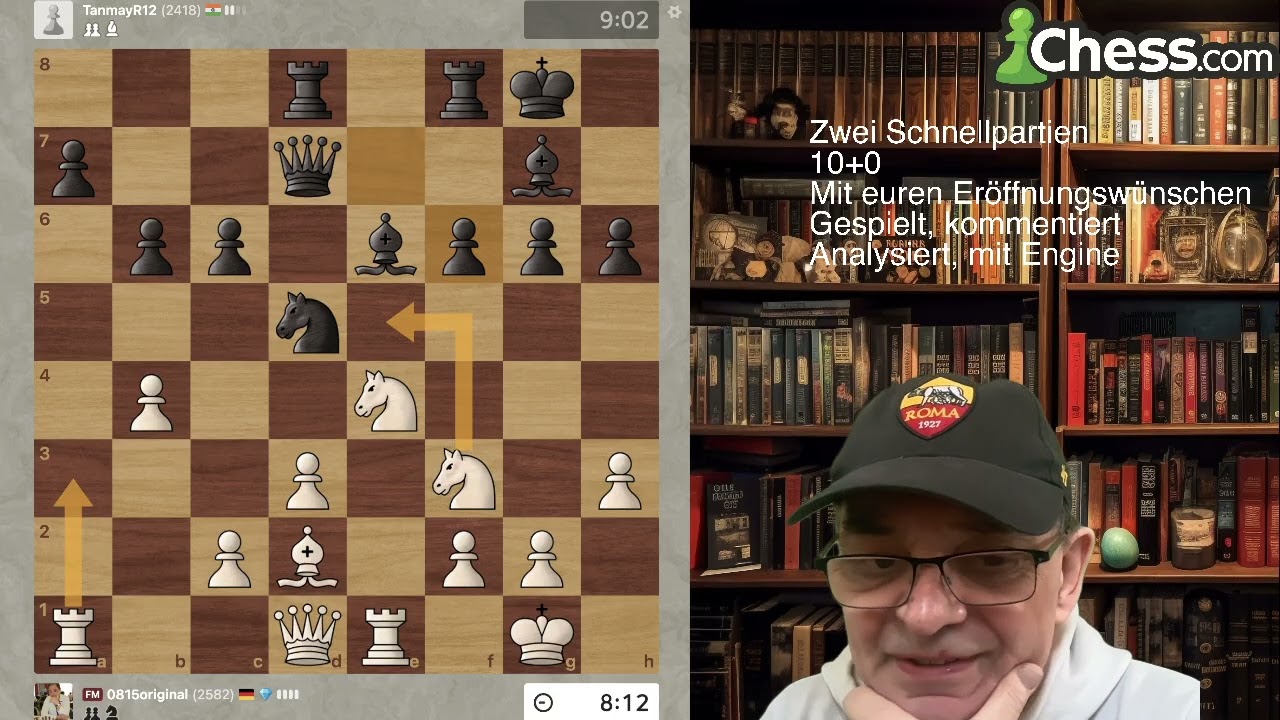 Zwei Schnellpartien #20 – Schnellschach war heute zu schnell