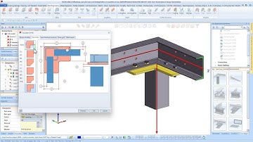 HiCAD 2026 | Neuerungen im Stahlbau: Kopfplattenanschluss