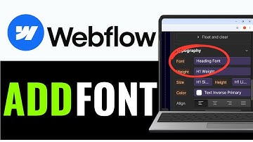 How to Add Font in Webflow 2025 (Full Tutorial)