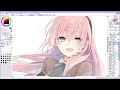 巡音ルカ描いてみた【イラストメイキング】