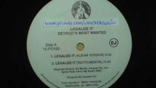 Detroit's Most Wanted - Legalize It (Instrumental) (1993)