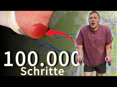 100.000 Schritte als 100KG Bodybuilder (ich Machs NIE WIEDER!)