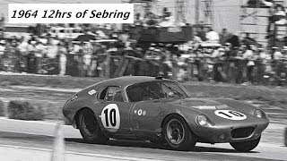1964 12hrs of Sebring - GT winners Dave MacDonald & Bob Holbert in Shelby Daytona Coupe CSX2287