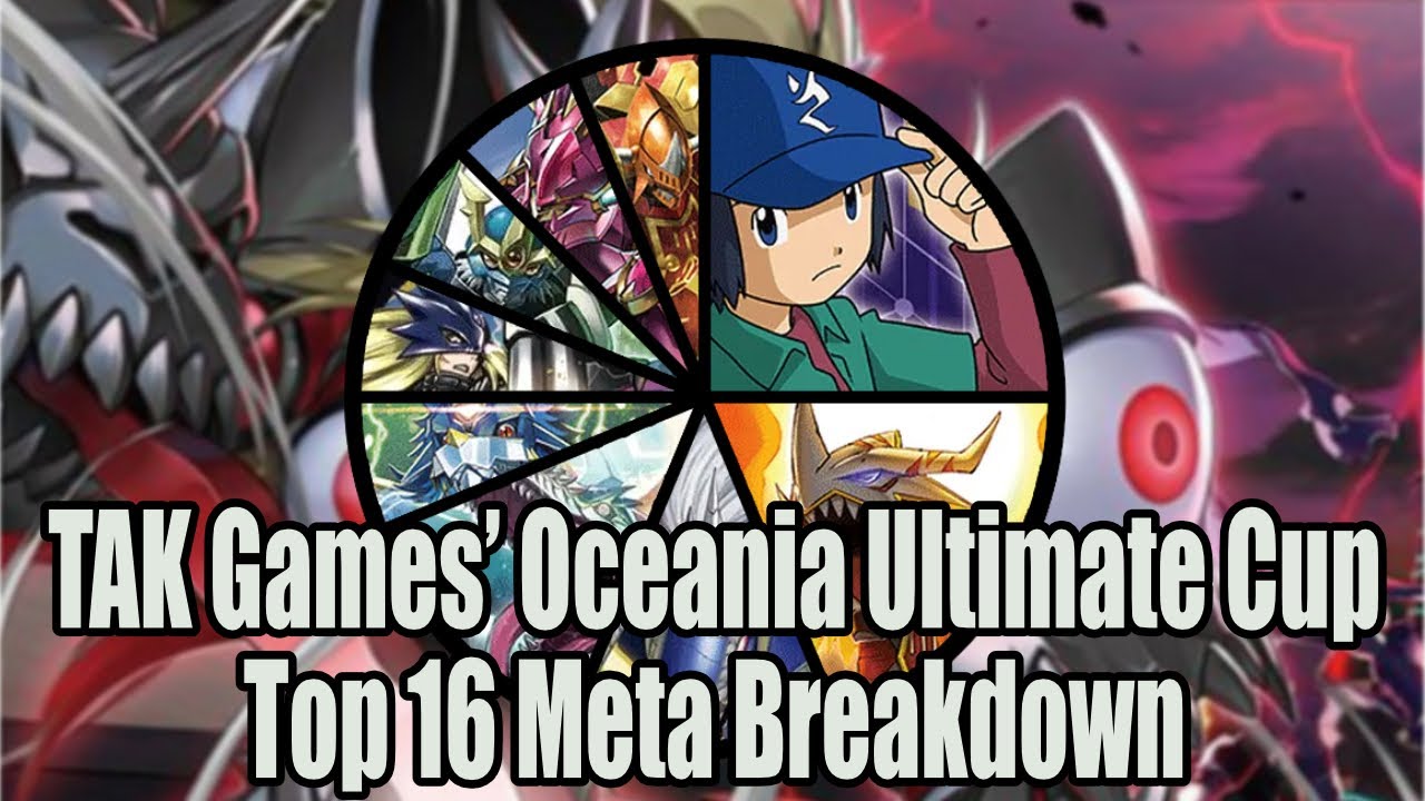 TAK Games' Oceania Ultimate Cup Top 16 Meta Breakdown | Digimon