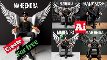 How to create 3D AI Attitude boy+girl Images | Viral photo editing | bing image creator tutorial