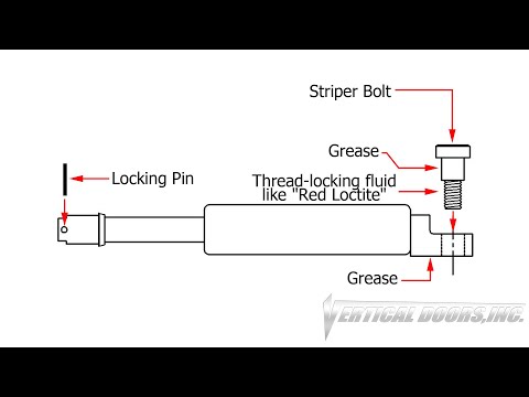 Tech Tip, How to install the Vertical Doors, Inc. shock. #lambodoors #verticaldoors #shock #install