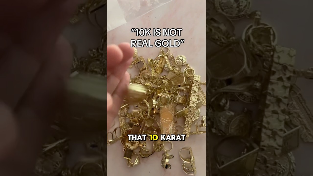 IS 10K JEWELRY IS NOT REAL GOLD? #gold #shorts