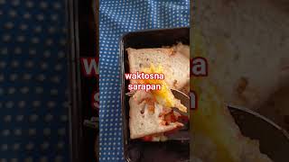 Sagepok Ge Waregshortsyoutubeshortsshort sandwich breakfast sarapan