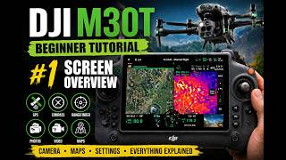 DJI M30T Screen Explained for Beginners | GPS, Compass, Rangefinder, Camera & Map Settings
