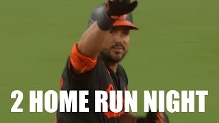 Anthony Santander's 2 Homer 5 RBI Night vs Rangers!