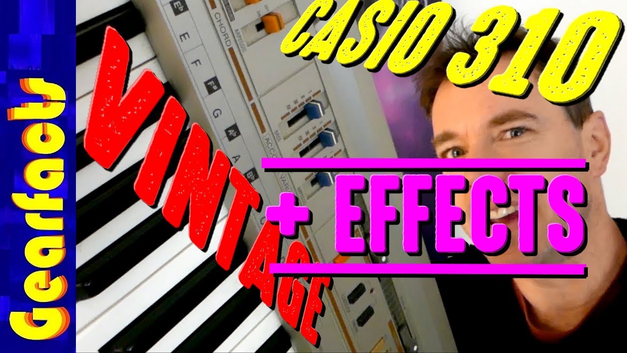 CASIO CT-310 with ZOOM BFX-708 - YouTube