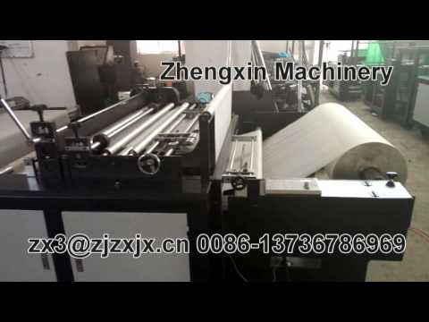 Non Woven Cross Cutting Machine With Ultrasonic Welding