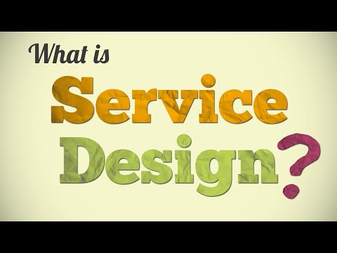 Video: Wat is de juiste omschrijving van service design pakket?