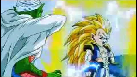 DBZ  Gotenks goes Super Saiyan 3 for the First Time